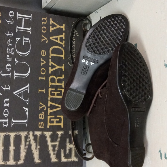 BROWN AEROSOLES BOOTIES - Picture 5 of 13
